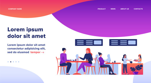 人们在美食广场的自助餐厅吃饭图片下载