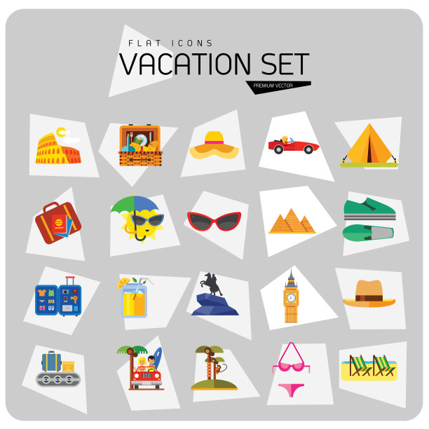 假期图标集图片下载