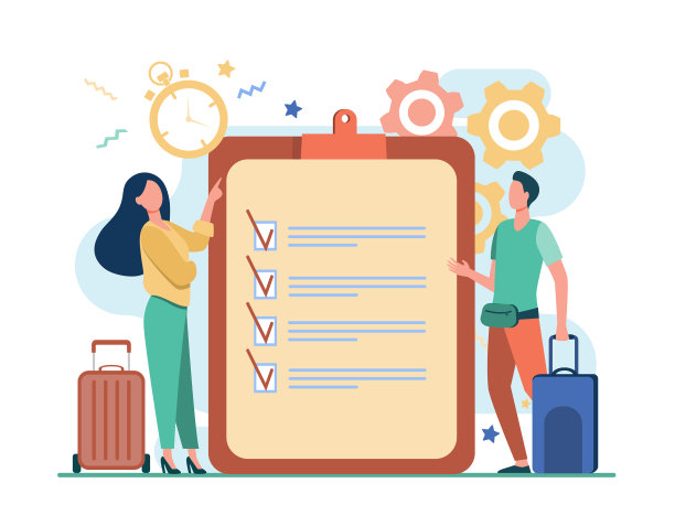 旅行装箱单图片下载