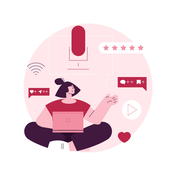 播客内容抽象概念图片下载