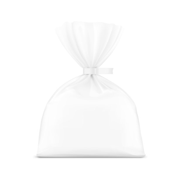 带夹带的袋子模型。矢量插图隔离在白色和透明的背景。图片下载