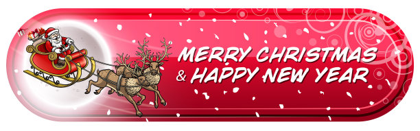 礼物雪橇横幅张贴图片下载