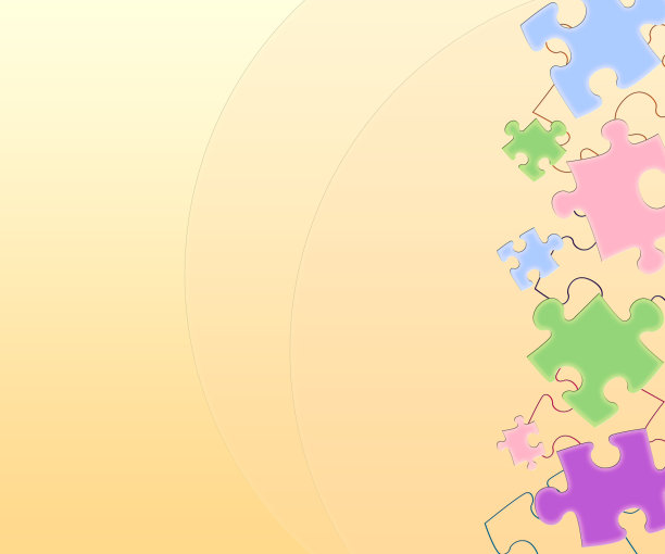 空白空间中心和彩色彩虹拼图片框架背景图片下载