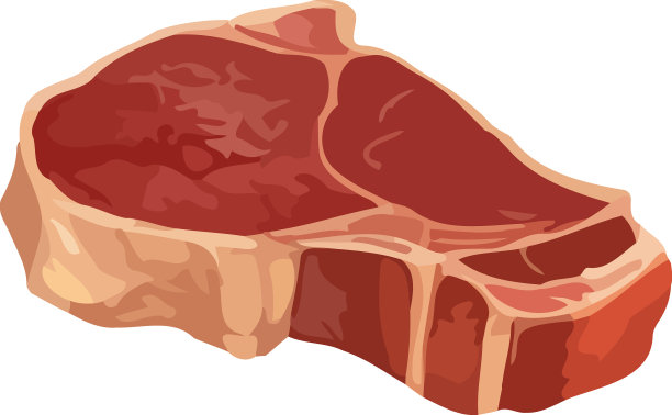 烤猪排新鲜可口图片下载