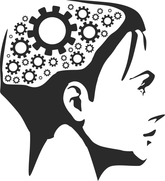 一个女人头部的剪影图片下载