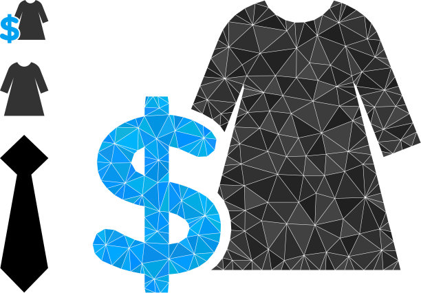 低聚服装价格图标和奖金图标图片下载