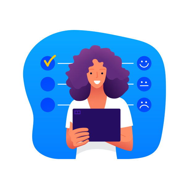 调查和奖状的概念矢量插图网站横幅，广告和营销材料，在线广告，业务演示等。图片下载