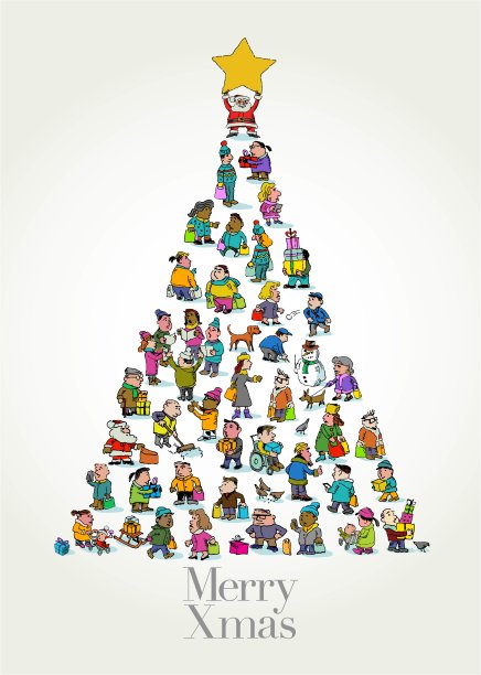 圣诞购物图片下载