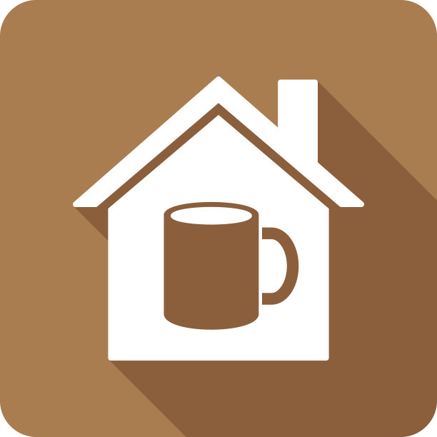 House Coffee图标剪影图片下载