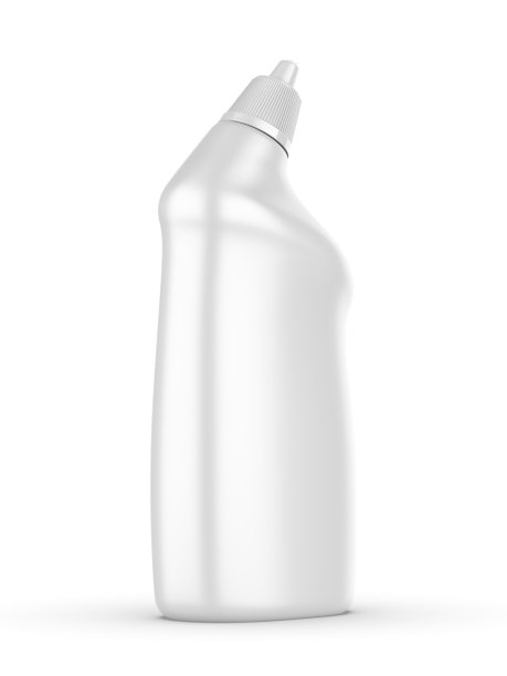 空白马桶清洁器鹅颈模板模型。图片下载