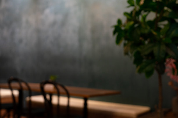 抽象模糊咖啡厅咖啡厅和餐厅为背景图片下载