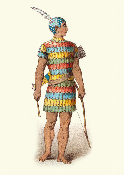 古埃及弓箭兵，弓箭手，鳞甲，弓，箭图片下载