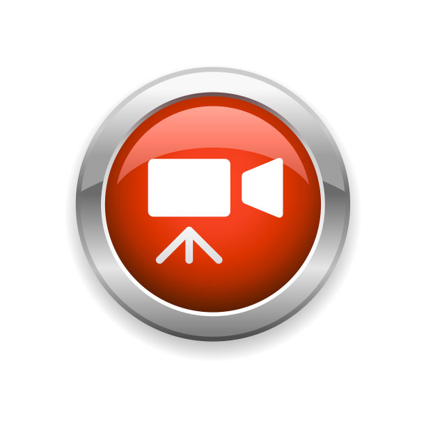 拍摄和视频相机光泽的图标图片下载