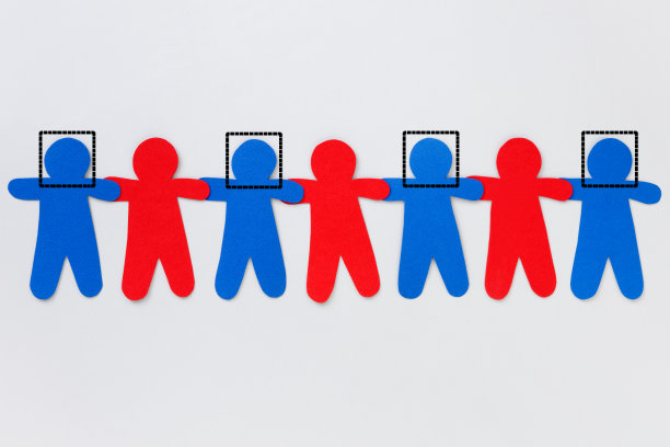 面部识别蓝色男孩图片下载