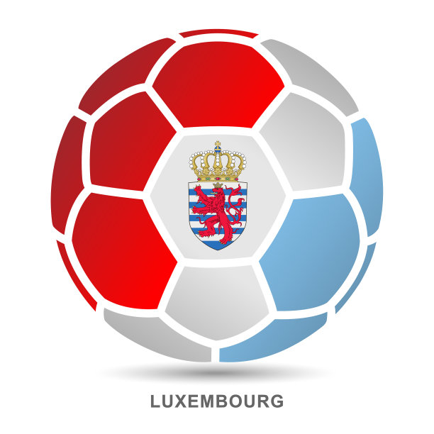 矢量足球与塞尔维亚国旗上的白色背景图片下载