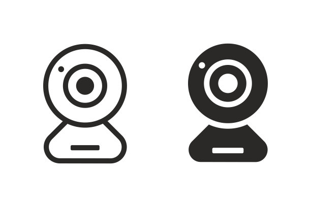 网络摄像头-安全摄像头图标图片下载