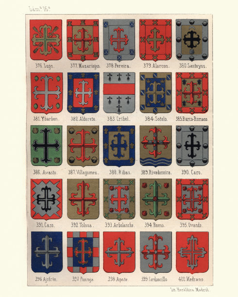 纹章，西班牙的纹章图片下载