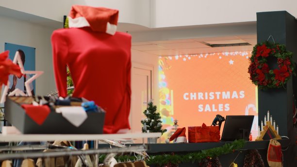 圣诞特卖商店广告图片下载