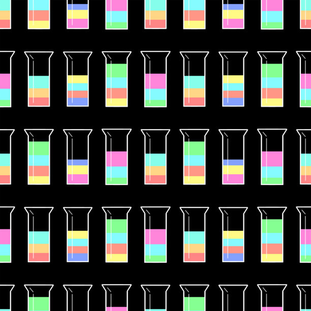烧杯无缝花纹图片下载