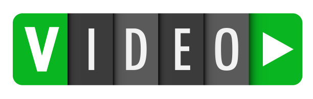 视频绿色和黑色网页按钮图片下载