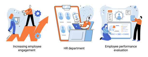 人力资源部工作。人力资源经理寻找新的求职者并审阅简历图片下载