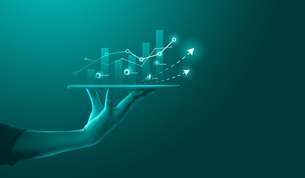 成长商业成功战略理念理念沟通手背景金融投资营销团队创意经济目标计划或灵感艺术数字创新分析。图片下载