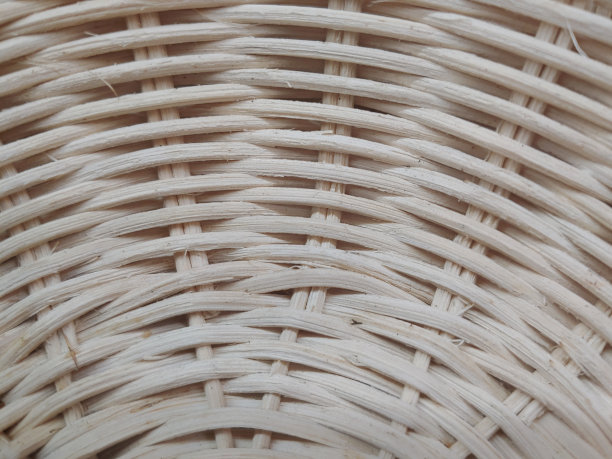 传统印尼风格的手工编织。藤纹理图片下载