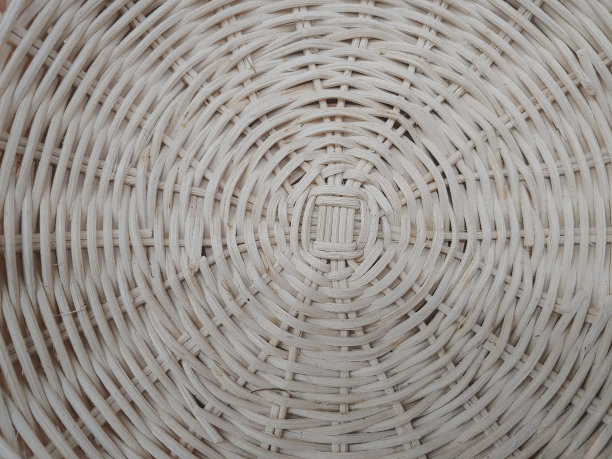 传统印尼风格的手工编织。藤纹理图片下载