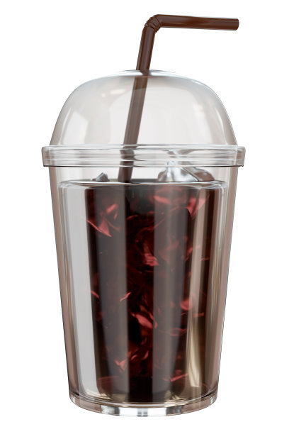 3d渲染黑咖啡冰美式咖啡色图片下载