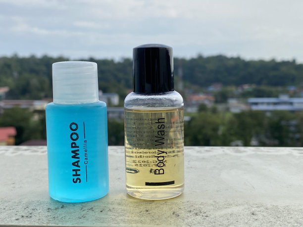 旅游瓶洗发水和身体图片下载