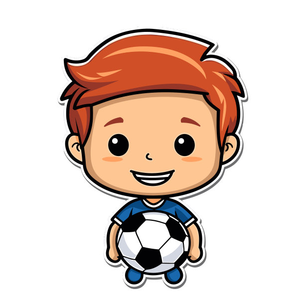 足球运动员手绘漫画足球运动员图片下载