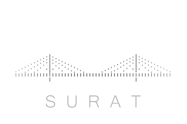 垂直的条超过了地标性的天际线图片下载