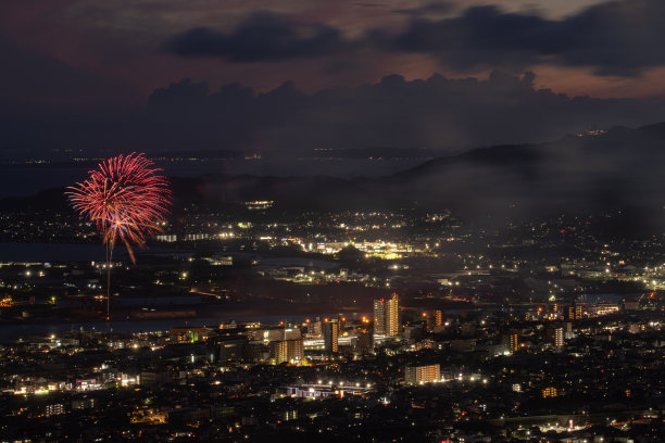 日本的烟火节图片下载