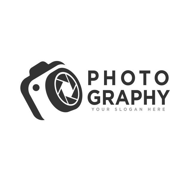 摄影标志设计插画图片下载
