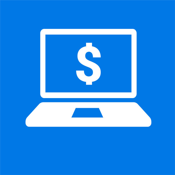 电脑图标上的数字支付图片下载