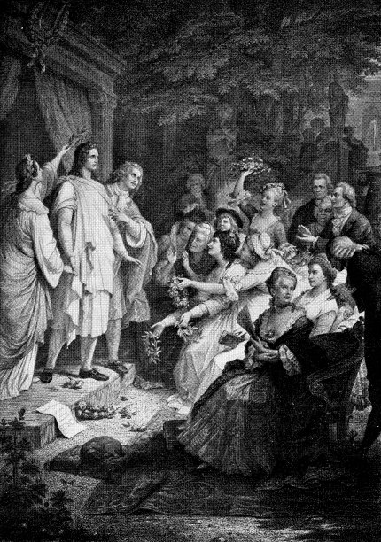 歌德在魏玛在威廉冯考尔巴赫 - 19世纪图片下载