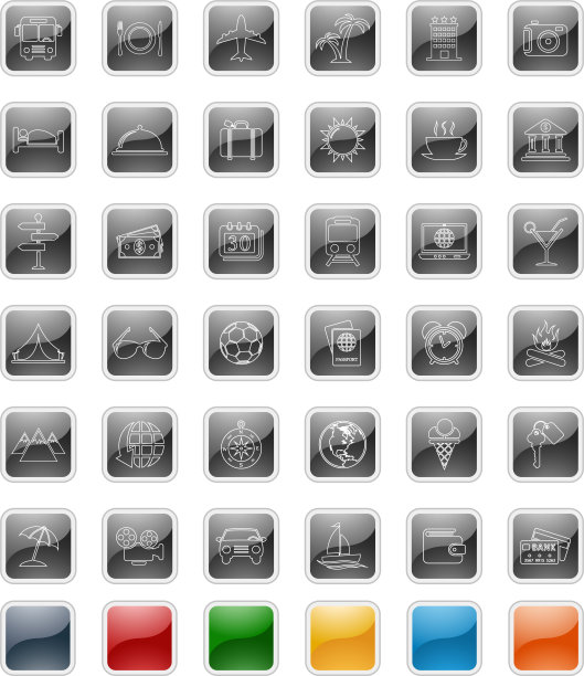 旅游线路的图标图片下载