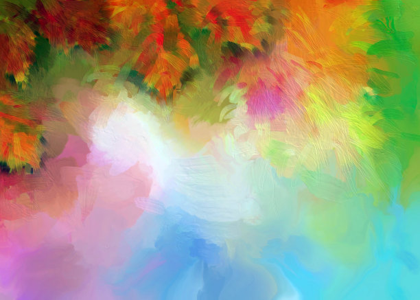 秋天色彩的艺术背景图片下载