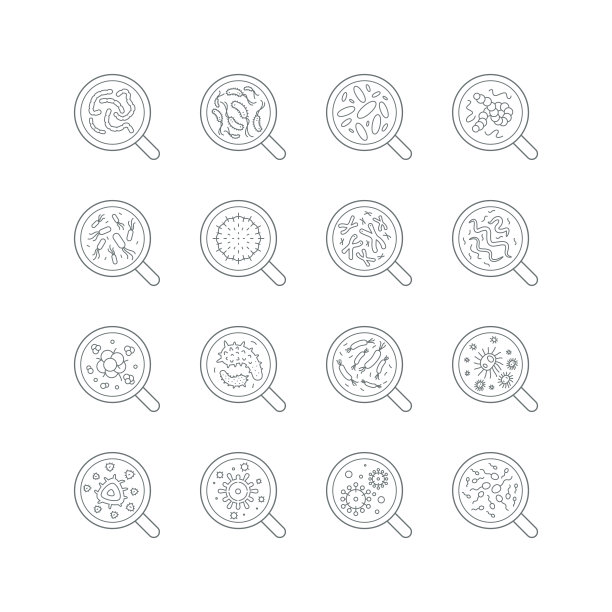 病毒细胞图标图片下载