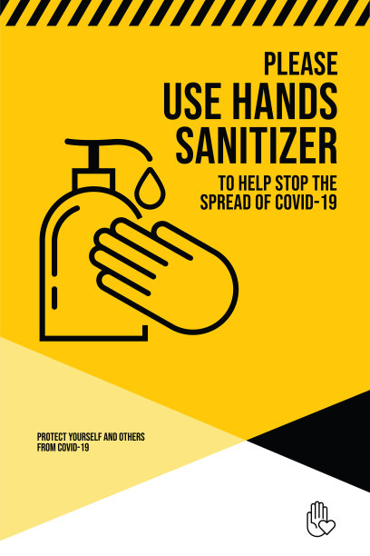 洗手液图标。2019冠状病毒病爆发流感作为危险流感毒株的案例作为大流行概念横幅平面样式插图，2019冠状病毒病库存插图库存插图图片下载