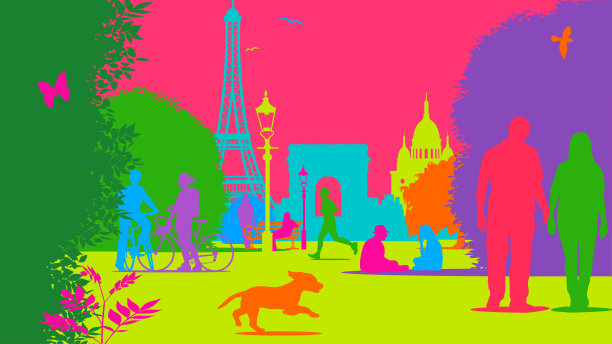 公园生活-巴黎图片下载