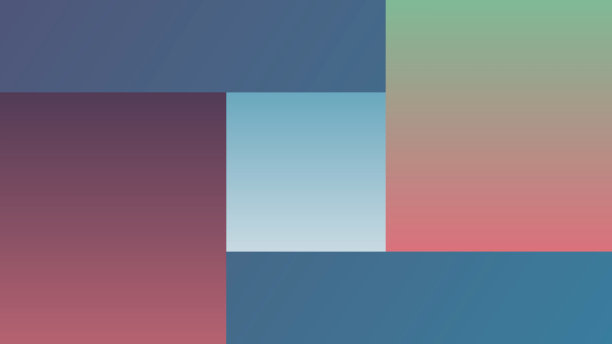 4k抽象几何图案艺术品。复古的颜色和白色的背景图片下载