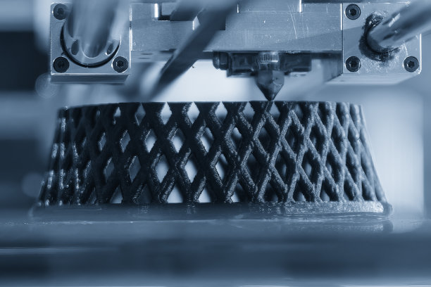 采用快速原型法的高科技制造工艺。图片下载