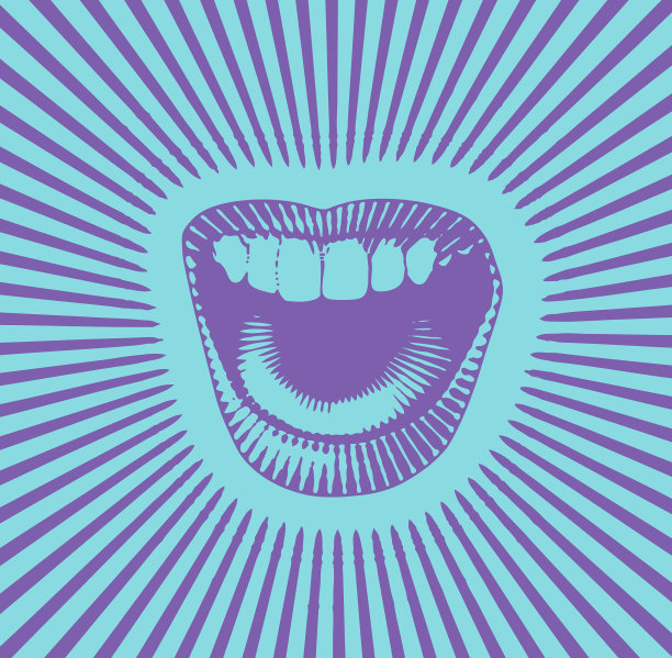 女人的嘴笑着，微笑着阳光图片下载