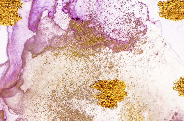 金色的天空。奢侈的艺术。北金-大理石。图片下载