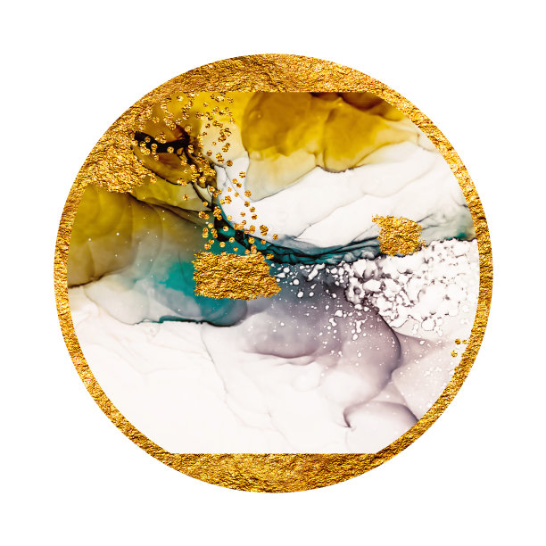 金色的天空。奢侈的艺术。北金-大理石。图片下载