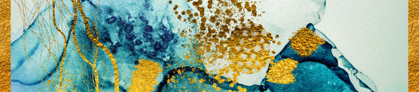 金色的天空。奢侈的艺术。北金-大理石。图片下载