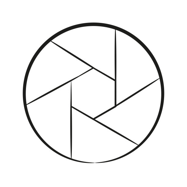 相机镜头隔膜线艺术图片下载