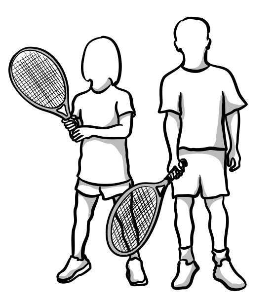 网球准备好了孩子图片下载