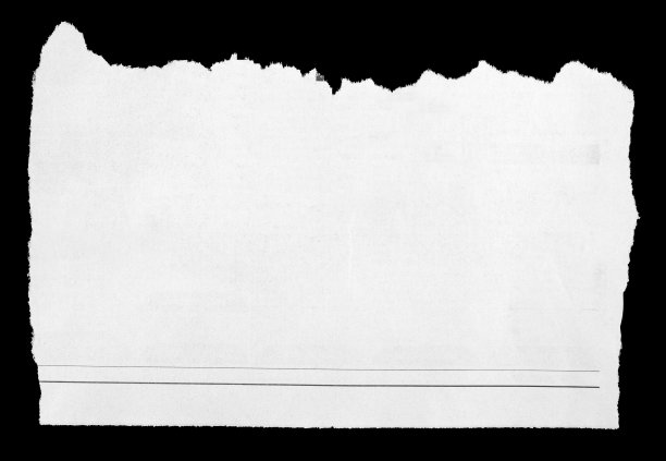 黑色的破纸图片下载